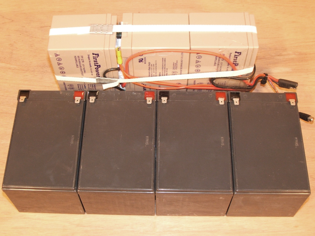 Speedster Electric Scooter - battery bank